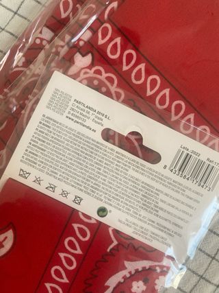 5 Bandanas rojas paisley