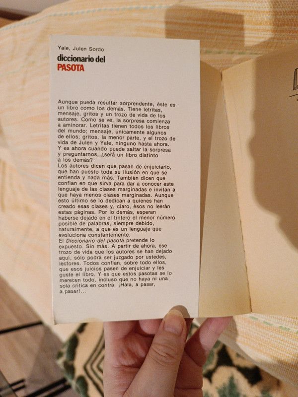 Diccionario del pasota (Colección Fábula ; 40...