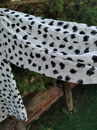 Blusa Zara - Leopardo Blanco y Negro