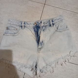 Shorts jeans bianchi usati