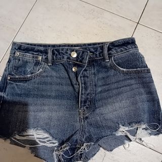 Shorts jeans donna usati