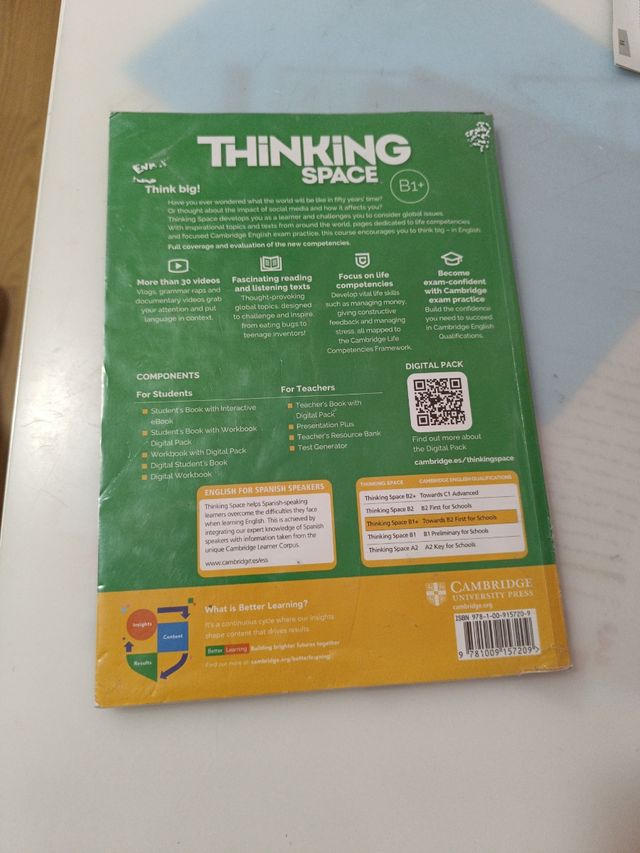 Thinking Space B1+ Student's Book with Interact...