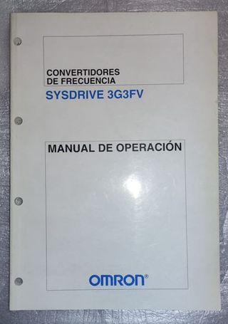 MANUAL CONVERTIDORES DE FRECUENCIA OMRON