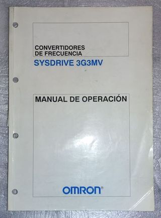 MANUAL CONVERTIDORES DE FRECUENCIA OMRON