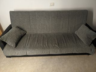Sofá cama gris - 3 plazas