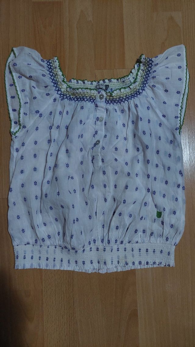 Conjunto niña, 7-8 años, blusa+vaquero rosa