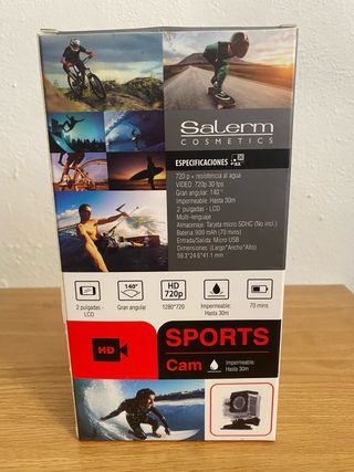 Cámara deportiva Salerm 2" LCD