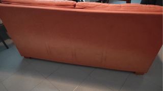 Sofá 2 plazas naranja