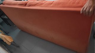 Sofá 2 plazas naranja