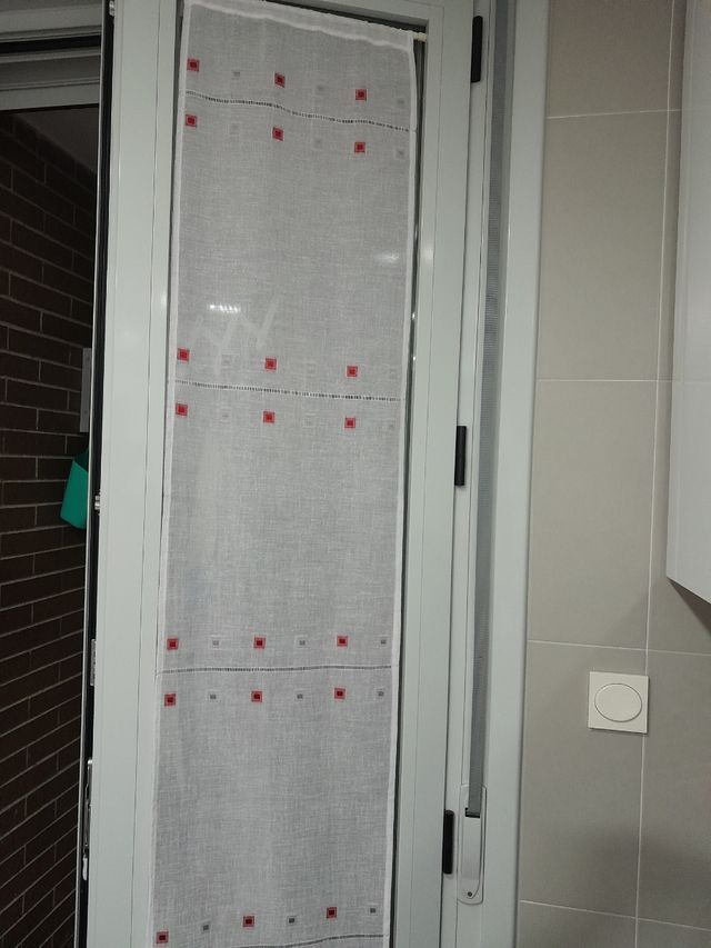 Visillos blancos cocina