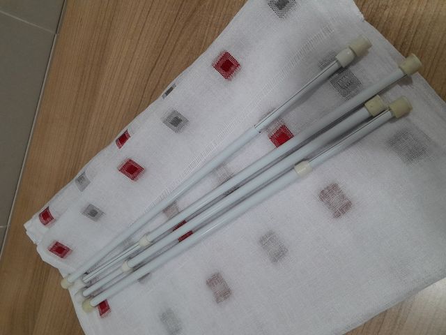 Visillos blancos cocina