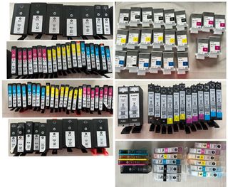 112 Cartuchos Tinta HP Canon Vacíos