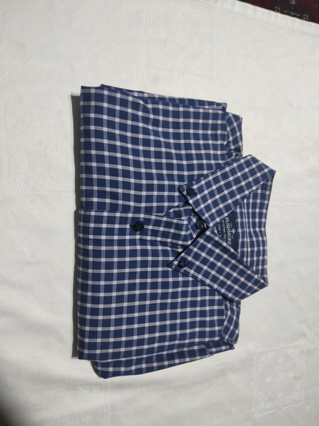 Camisa Rushmore M rayas marrón