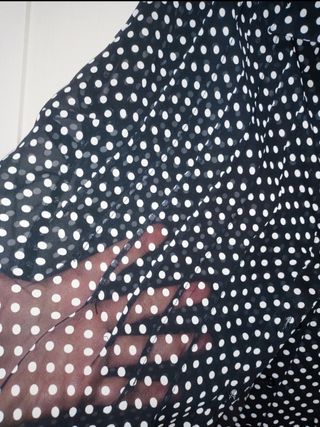 Blusa Pois - Bianco e Nero