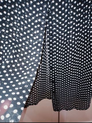 Blusa Pois - Bianco e Nero