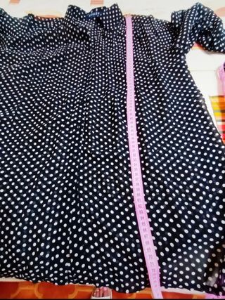 Blusa Pois - Bianco e Nero