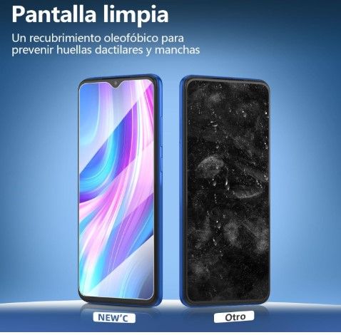 3 Protectores pantalla NEW'C Cristal Templado