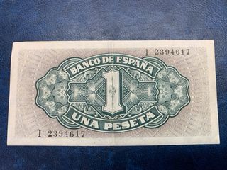Billete 1 Peseta España 1940