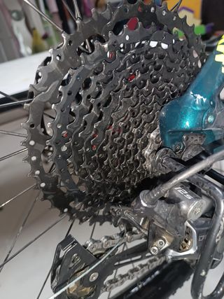 Bicicleta MTB cambio a carretera 