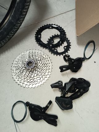 Bicicleta MTB cambio a carretera 