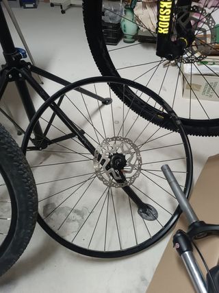 Bicicleta MTB cambio a carretera 