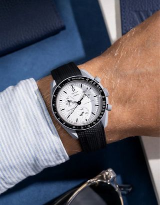 Correa Omega Moonswatch Silicona - Gris o Negra
