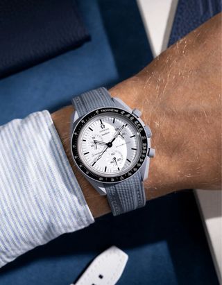 Correa Omega Moonswatch Silicona - Gris o Negra
