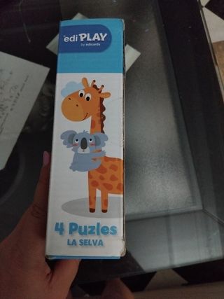 4 Puzzles Educativos EdPlay - Selva