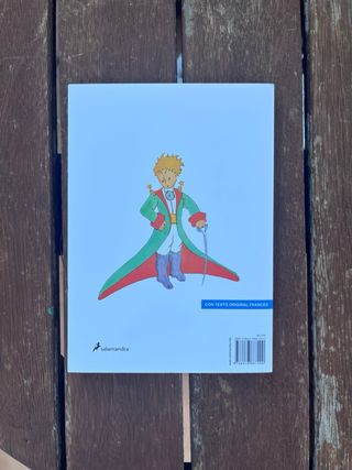 El principito: texto en francés y acuarelas
