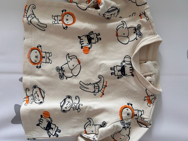Maglia neonato animali 3/6 mesi