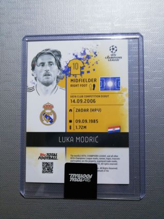 Modric Real Madrid topps total football 