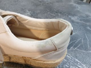 Zapatillas Mustang beige plataforma