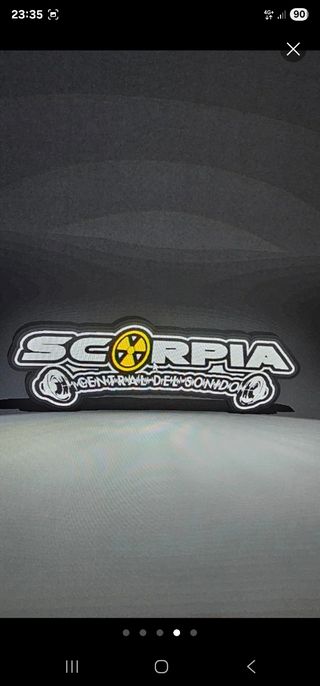 Panel LED logo Scorpia