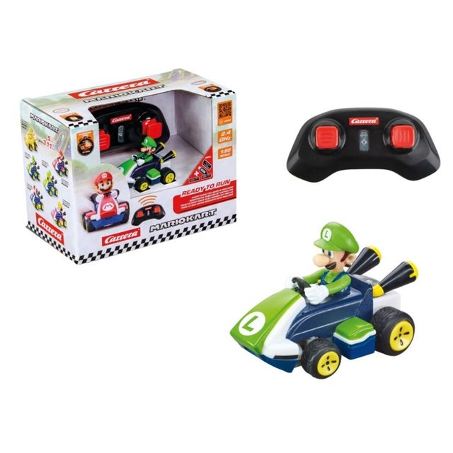 Coche teledirigido Luigi Mario Kart Carrera