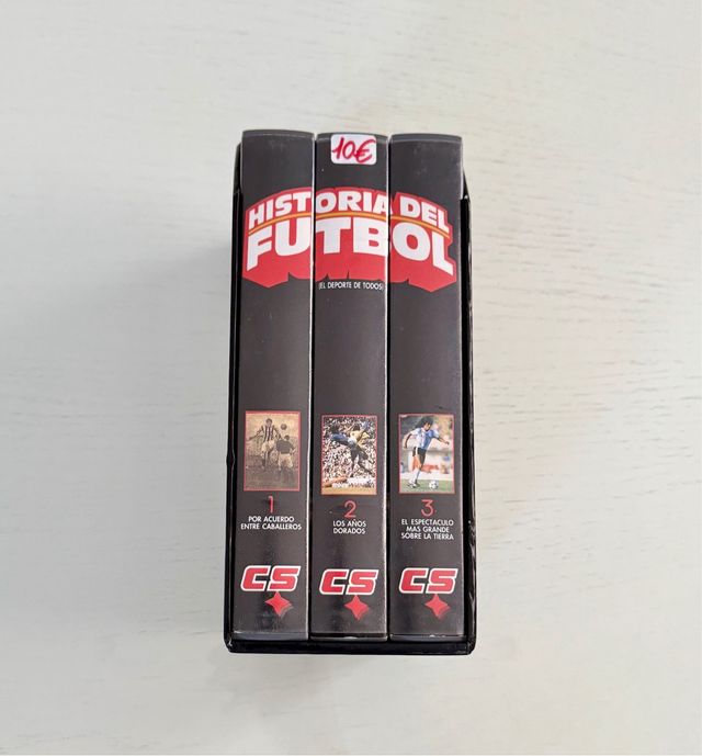 VHS Historia del Fútbol (3 cintas)