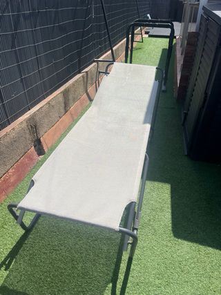 Hamaca terraza - tumbona NO plegable