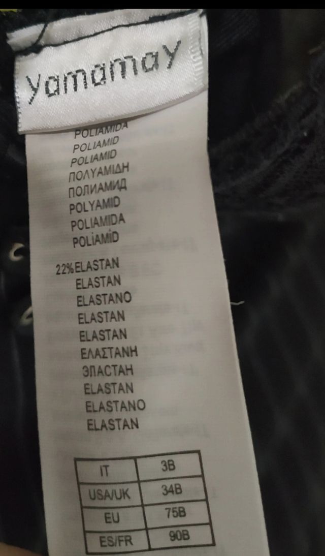 Corsetto Yamamay nero