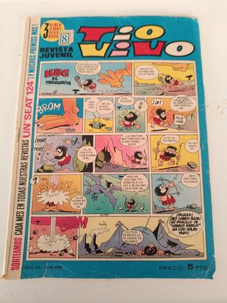 Lote de 8 Tebeos TIO VIVO Años 70