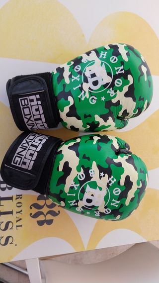 Guantes boxeo camuflaje 16 oz
