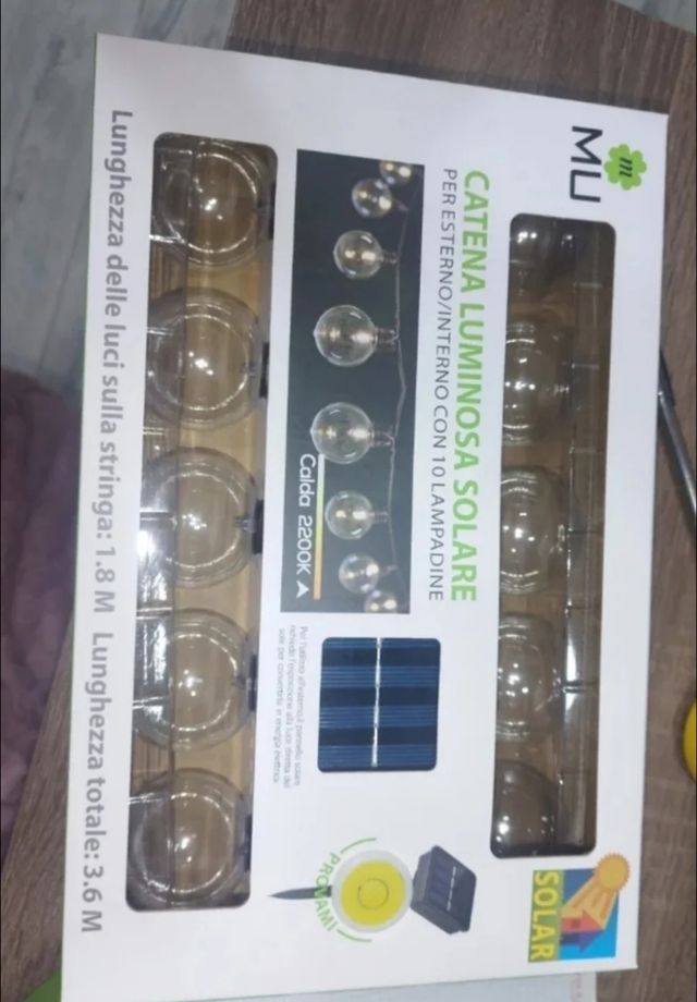 Cadena de Luces solares de jardín