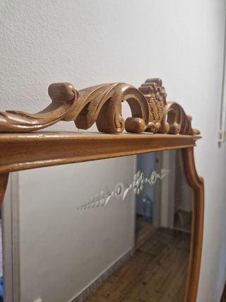 Tocador antiguo de madera
