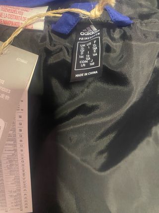 Chaqueta Adidas niño azul