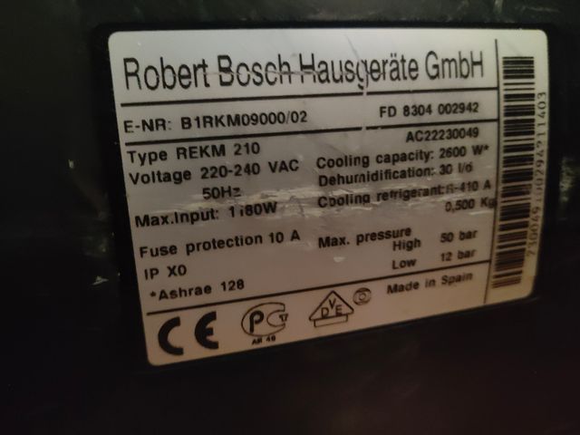 Aire acondicionado Bosch portátil