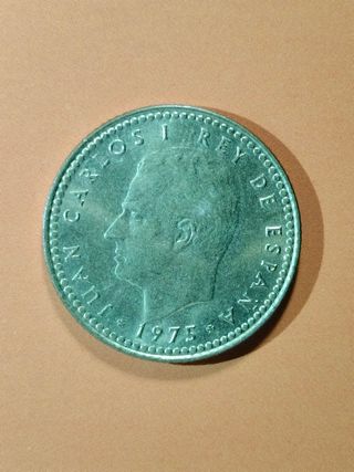 LOTE 6 Monedas España 1975 Carlos I,1 PTA,*19*80