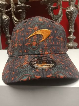 Gorra New Era 9FORTY - Negra/Naranja talla única 