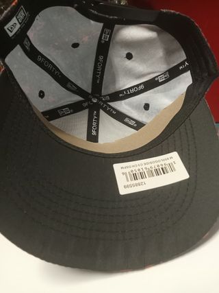 Gorra New Era 9FORTY - Negra/Naranja talla única 