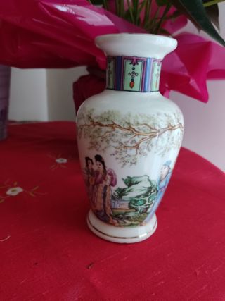 Jarrón chino porcelana