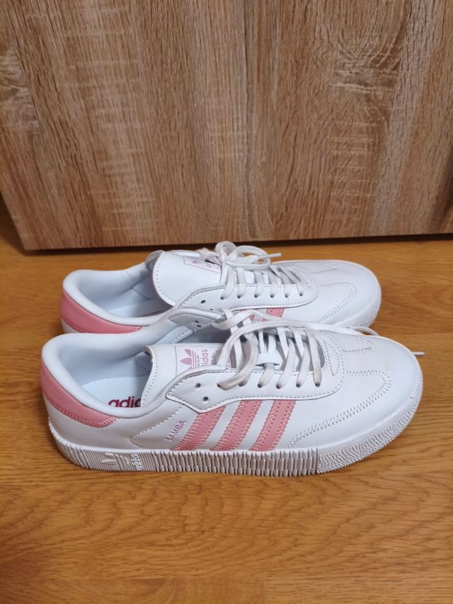 Zapatillas Adidas Samba Rosa-Blanco