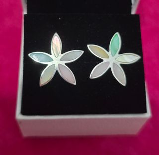 Pendientes plata 925 - Flores