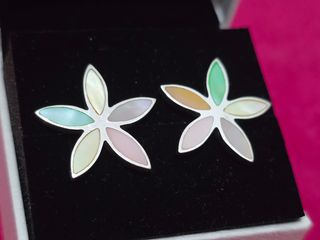 Pendientes plata 925 - Flores